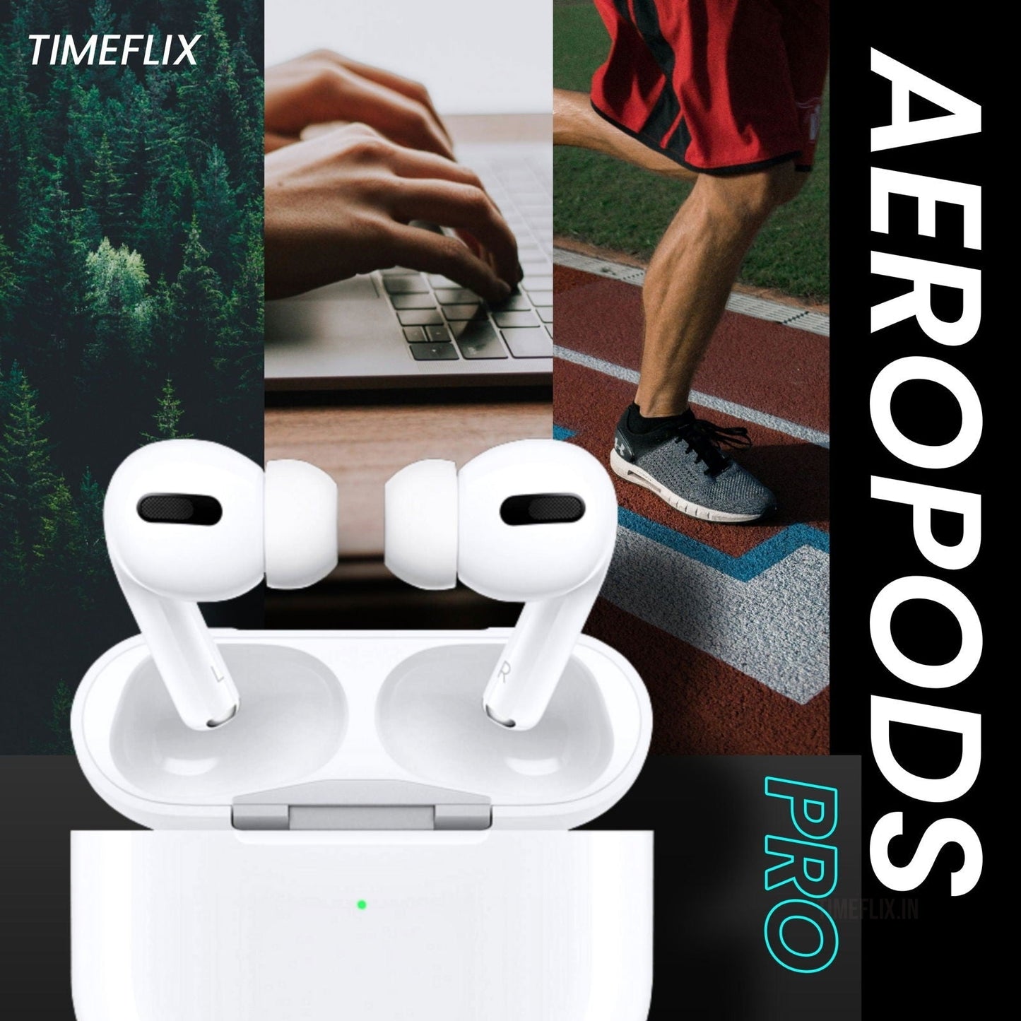 AeroPods Pro - Active Noise Cancelation and USB C Charging - TimeFlix India