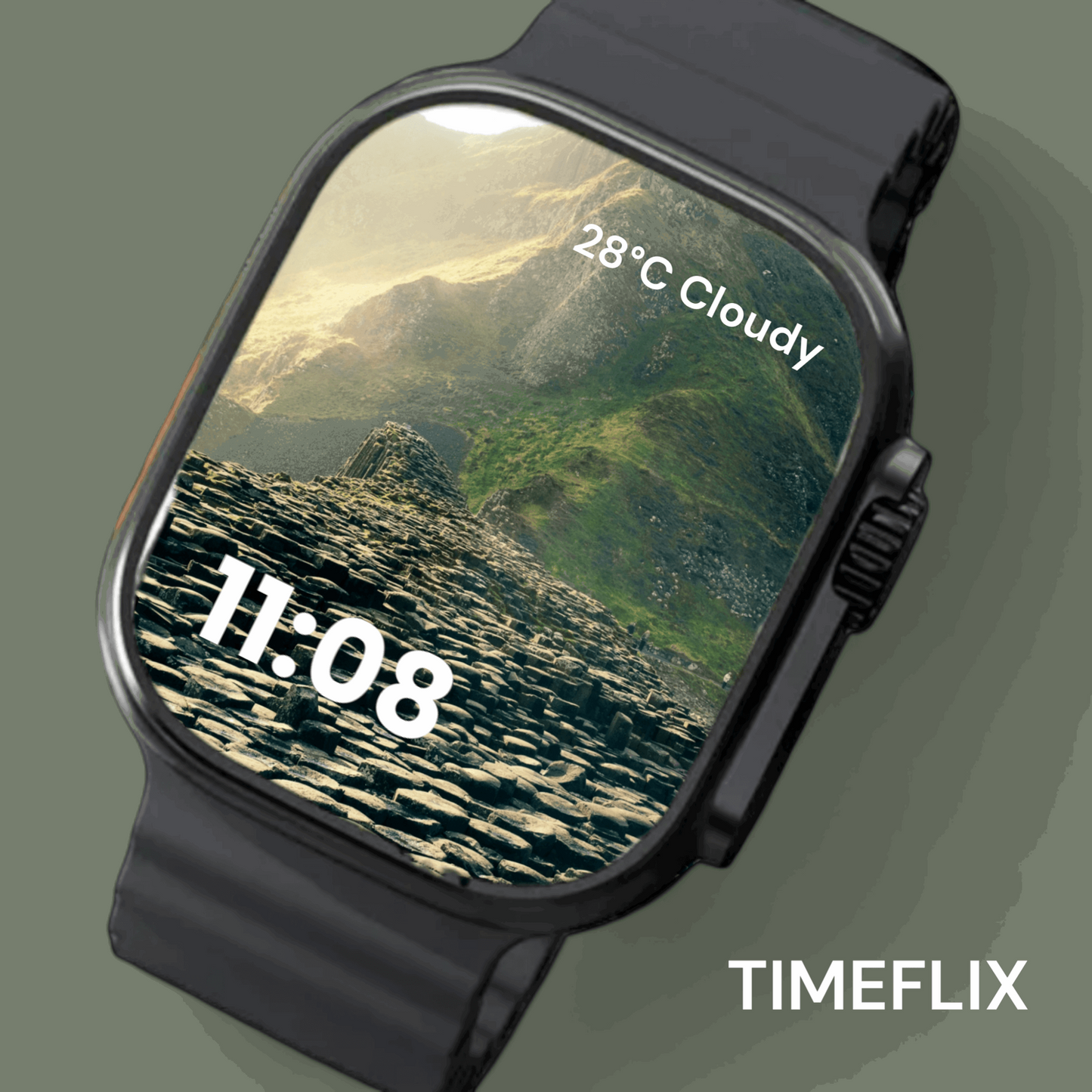 TimeFlix S12 Ultra / S16 ANDROID SMART WATCH : 180 Degree Camera, 4G SIM Support - TimeFlix India